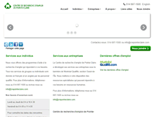 Tablet Screenshot of crepointeclaire.com